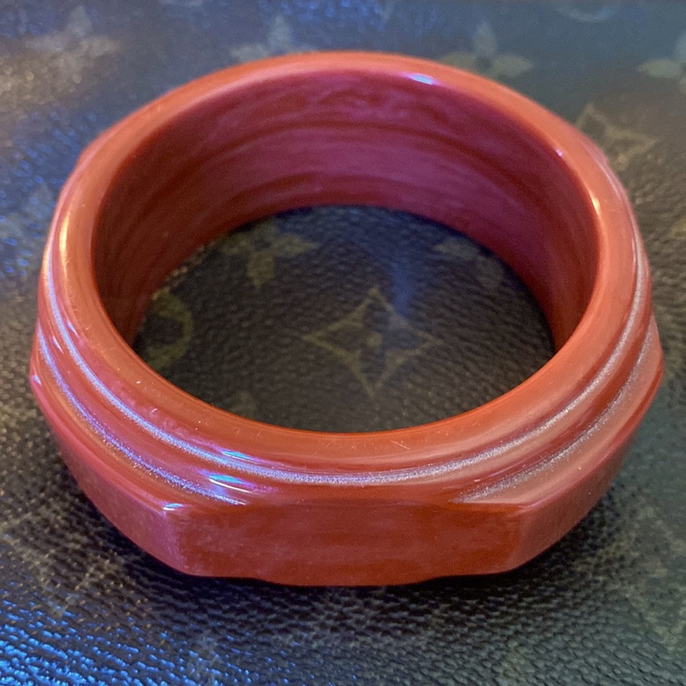 VTG BAKELITE rich pumpkin 🎃 1930’s stunning!